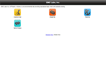 Tablet Screenshot of emclabs.biz